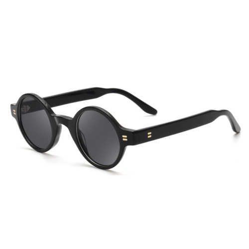 Acetate Sunglasses For Mens Round Black Acetate Sunglasses Manufactory