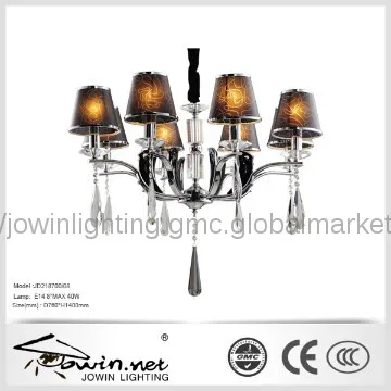 indoor fabric crystal tea light chandelier