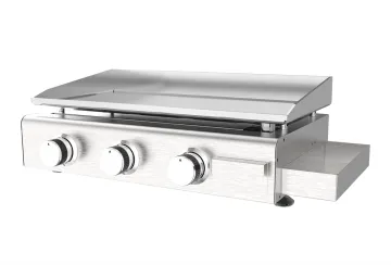 Three Burner Gas Griddle Grill