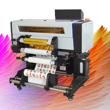2024 Neues heißes Verkauf A2 UV DTF -Drucker mit Goldfolie -Laminiermaschine