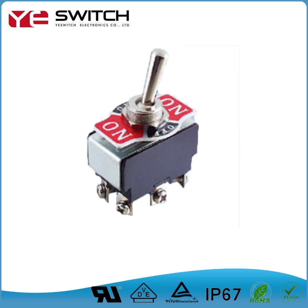 15A 250V ON-OFF ON ATTAINING TOGGLE SWITCH 6-PON