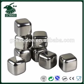 Stainless steel whisky stones/ whiskey ice cubes/ whisky ice rocks