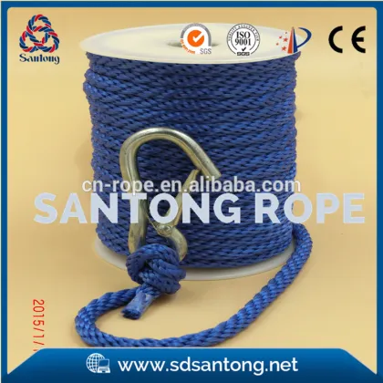 anchor line rope with snap clips