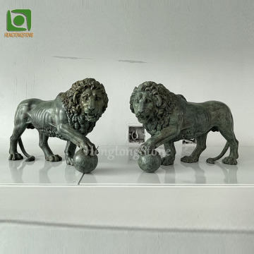 Custom Antique Bronze Lion Statue for Indoor/Outdoor Decoration