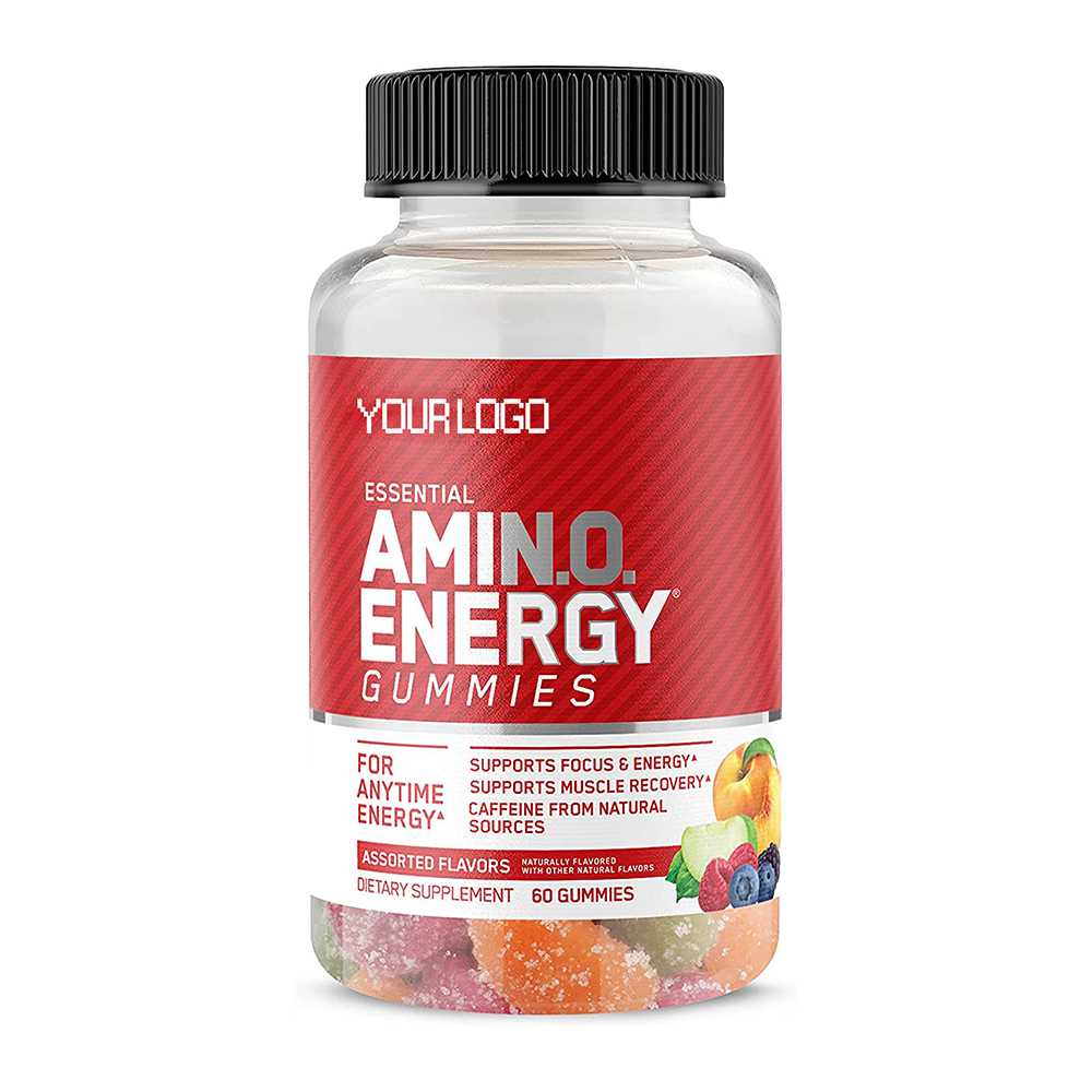 OEM/ODM Vegan Pre Workout Amino Acid Gummies Boost Energy Amino Acid Gummies