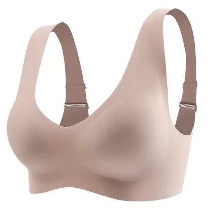 Full Coverage Wireless Ice Silk Comfortable Sleep Bra