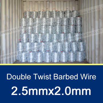 Factory Double Twist Barbed Wire Supply