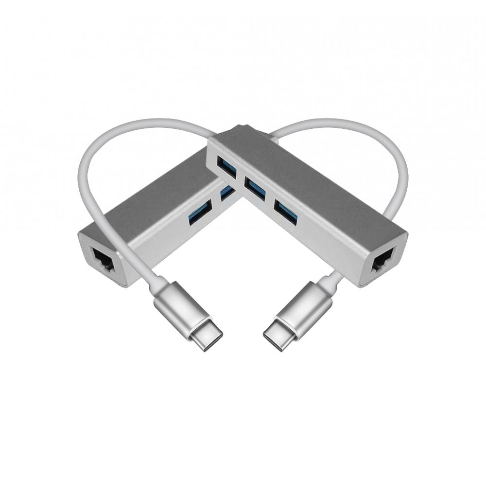 Adaptateur Ethernet de type C à RJ45 1000Mbps