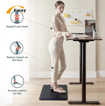 18x24 Inch PU Leather Anti-Fatigue Floor Mat for Standing Desks