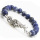 Sodalite Gemstone Bracelet with Diamante alloy parrot Piece