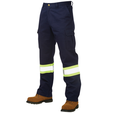 High visibility safety reflective work pants