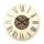 18 Inch Wooden Rustic Gear Wall Clock