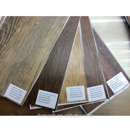 Cheap price for ECO-friendly wood tick Flooring PVC floor