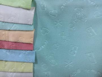 100% Polyester Polar Fleece Emboss Fabric