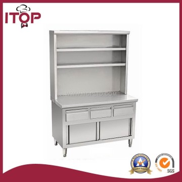 With Drawer and Overshelves Bench Cabinet