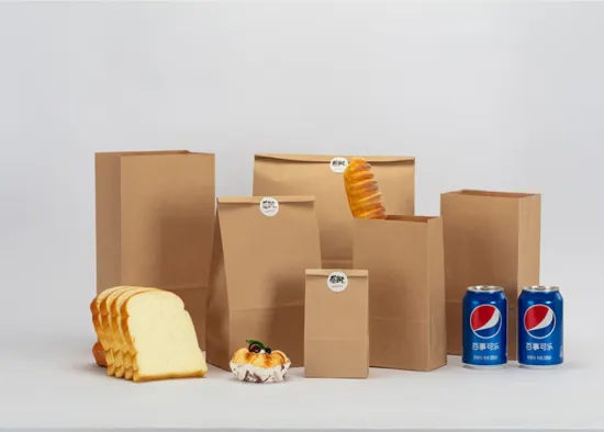 Square Bottom Packing Bag Food Bag Bread Bag