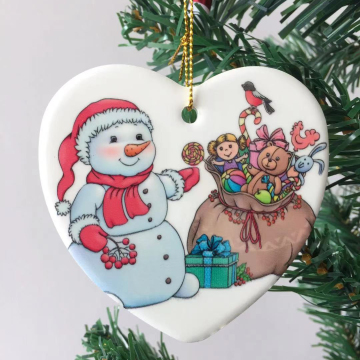 ขายร้อนคริสมาสต์เครื่องประดับเซรามิกต้นไม้ Baubles - ตกแต่งแขวน