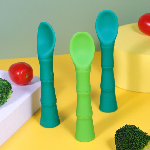 Food Grade 2-Pack Bamboo Shaped Silicone Lepel
