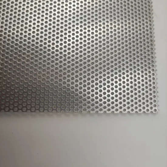 Customized Aluminum Slotted Perforated Metal Sheets with Circular Holes