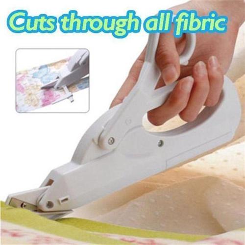 Mini Multipurpose Electric Automatic Scissors Shears Safe Handheld Electric Fabric Sewing Cutting Machine Sewing Scissors BB4