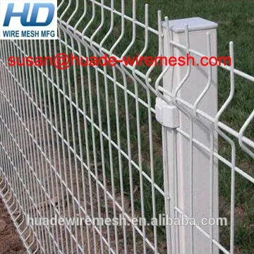 welded curved wire mesh fence panel