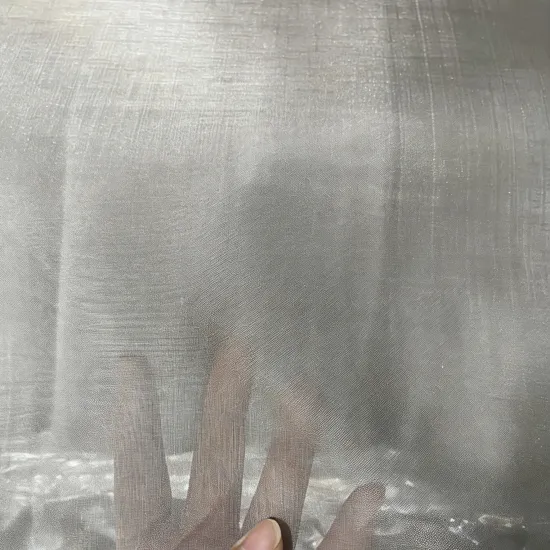 Ultra Fine Micron Stainless Steel Screen Filter Mesh