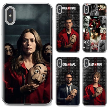 For Huawei P8 P9 P10 P20 P30 P Smart 2019 Honor Mate 9 10 20 8X 7A 7C Pro Lite Money Heist House Paper TV-Show Soft Case