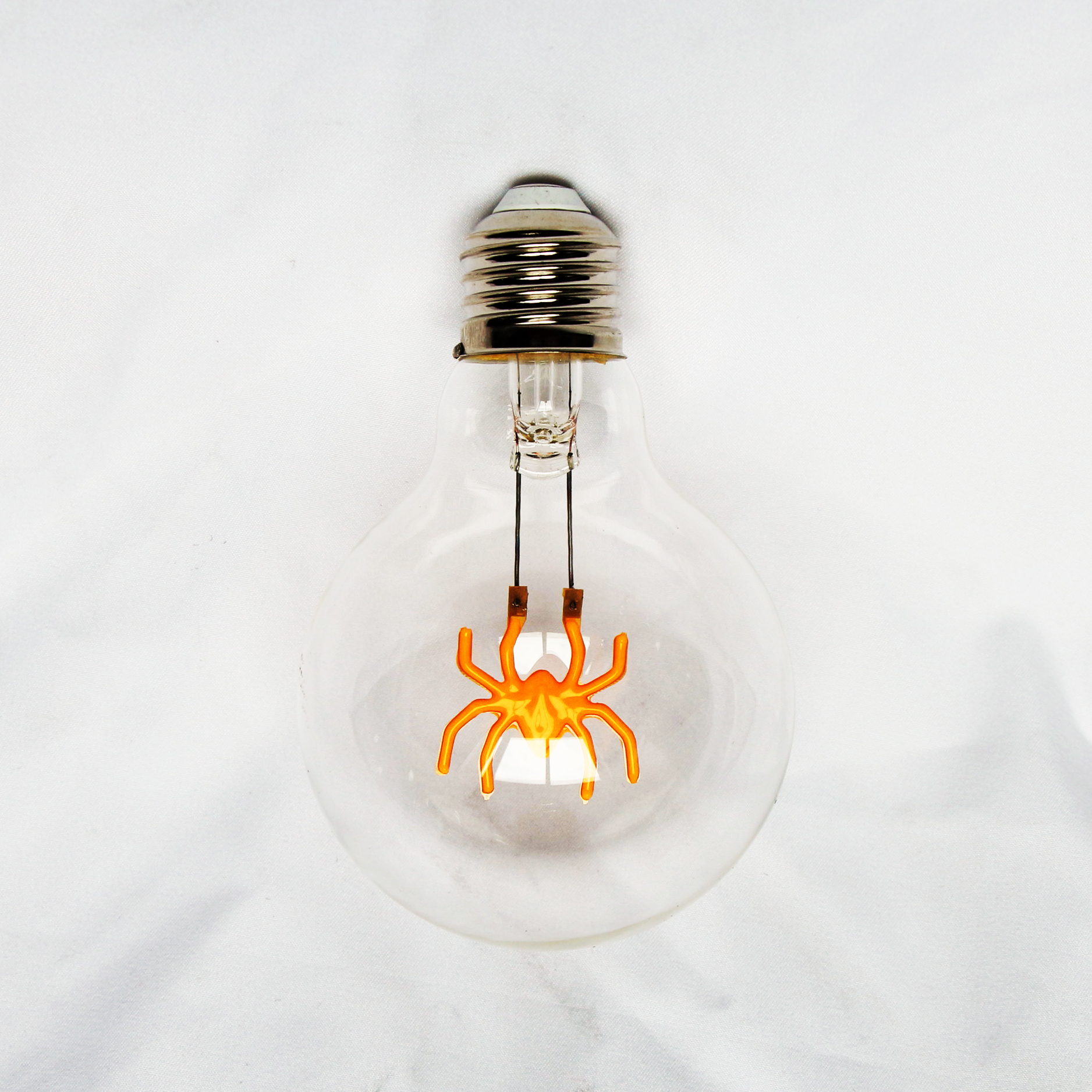 Spider LED filament light bulb