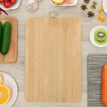 Custom Large Natural Bamboo Cutting Board
