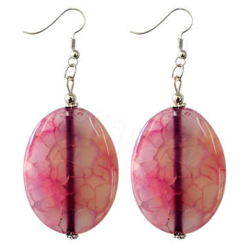 Natural Gemstone Agate Earring