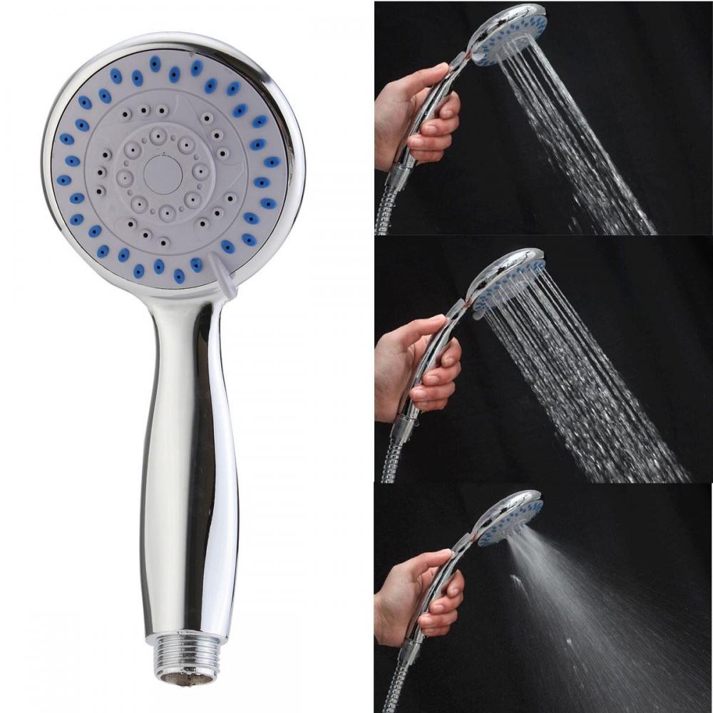 Universal Multifunctional Chrome Bath Home Handheld Shower Head