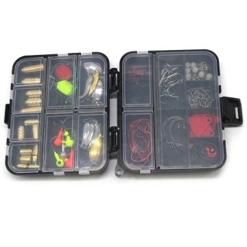 127pcs Caja de almacenamiento de cebo de pesca de alta calidad con accesorios multifunción
