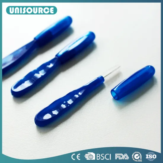 Tapered conique Interdental brush with dust proof cap