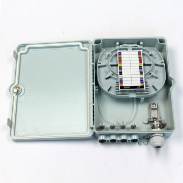 FTTH 8 Cores Fiber Distribution Box - Outdoor Fiber Optic Terminal Box with PLC Splitter