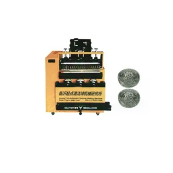 full-automatic mesh round brush cleaning ball machine