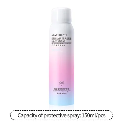 Customizable Red Pomegranate Sunscreen Spray for Facial Protection and Whitening