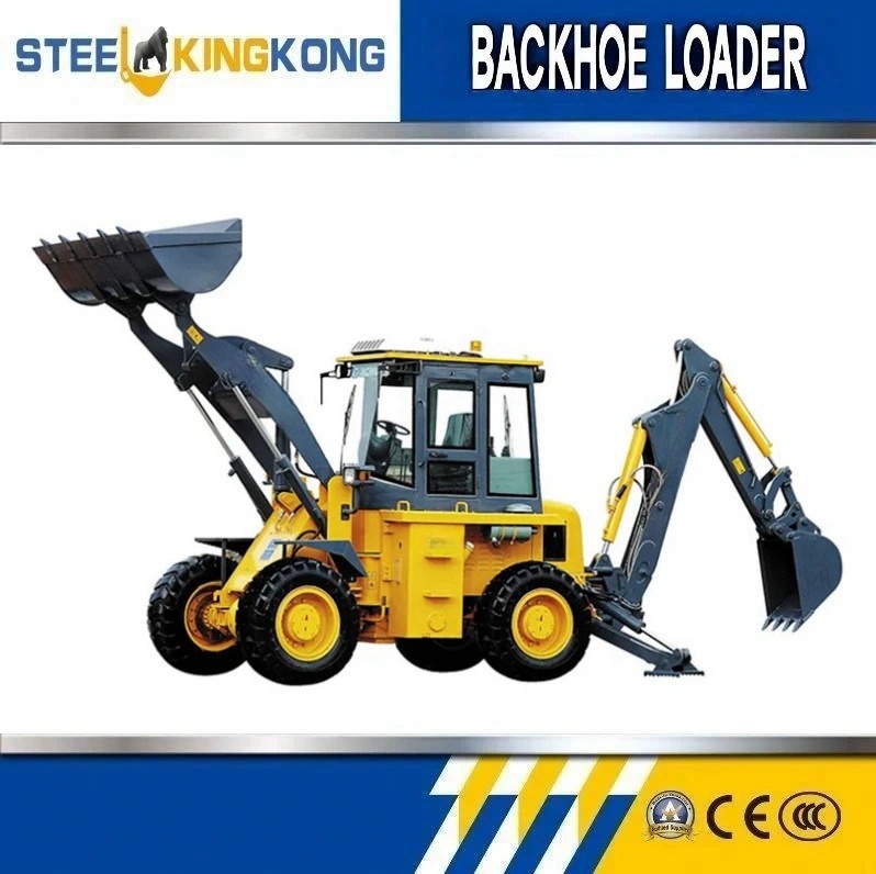 Cargador mini tractor con cargador frontal y retroexcavadora a la venta