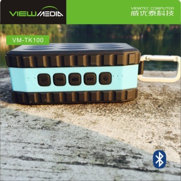 2016 high quality Bluetooth 4.0 stereo audio music play speaker supports hands-free call function