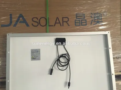 JA solar cell panels for 1MW solar power plant