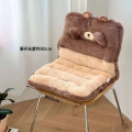 Computer chair plush piglet pink seat cushion