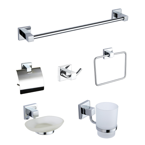 Accessori per il bagno Set Chrome 6 set Accessori per il bagno