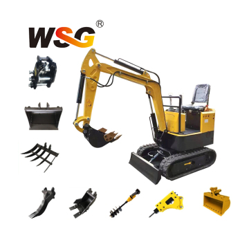 Attachments Trailer for 3 Ton Mini Wheel Excavator: FF13 CAT 305.5E2 QH12 Aluminum
