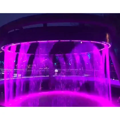 digital water curtain/Text and graphics water printer