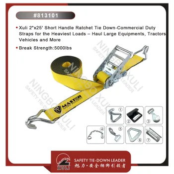 Xuli 2" Short Handle Ratchet Tie Down