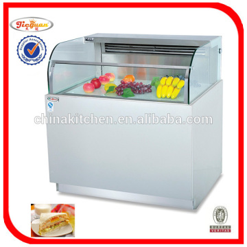 Cold showcase display refrigerators/ open cake display cooler for sale CK-1000