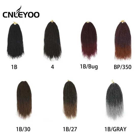 Wholesale 24 Roots Kanekalong Box Braids Crochet Hair 18 Inch Brown Crochet Box Braiding Hair Extension for Women