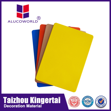 Alucoworld high strengh pvdf coated exterior wall cladding plastic aluminium with low price