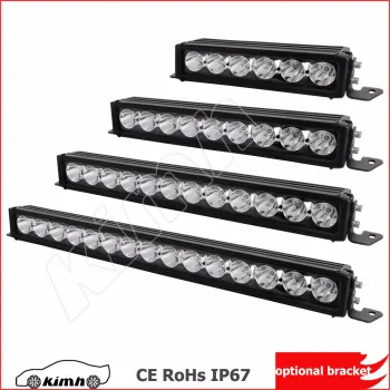 Single row 4x4 accessories led light bar radiance led lights
