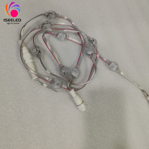 3 डी मिनी आकार डिस्को एलईडी पिक्सेल बॉल स्ट्रिंग DC12V