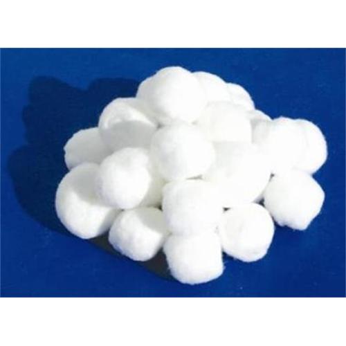 Single use medical absorbent cotton ball